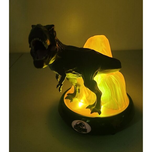 Jurassic World T-Rex Volcano Night Light Tyrannosaurus Rex Universal Studios - Picture 9 of 12